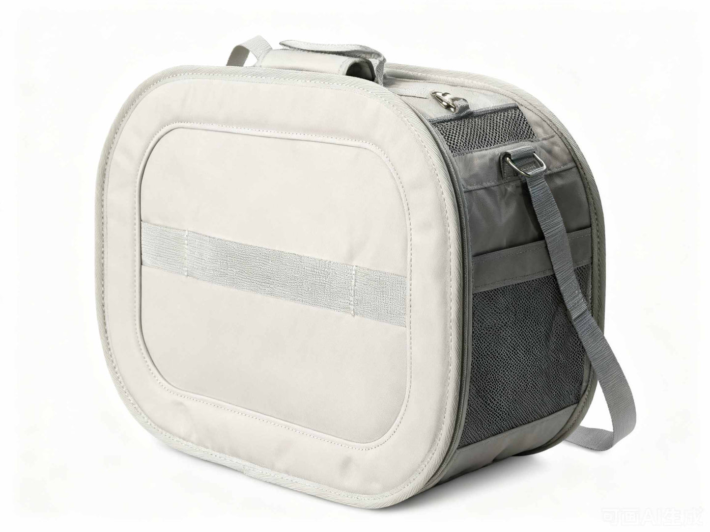 Smile Time Premium Cat Carrier Bag for Cats & Small Dogs | Lightweight Travel Pet Bag with Breathable Mesh, Safety Strap & Shoulder Carry Design