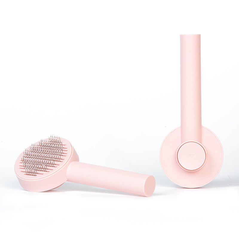 Self-Cleaning Pet Hair Brush for Dogs & Cats